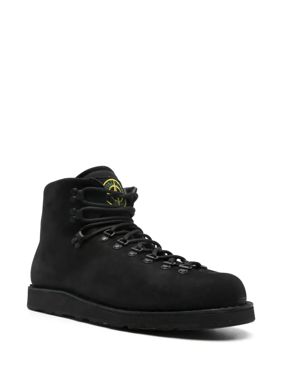 Stone Island レザー アンクルブーツ - 画像2
