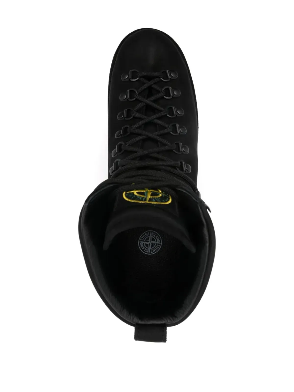 Stone Island レザー アンクルブーツ - 画像4