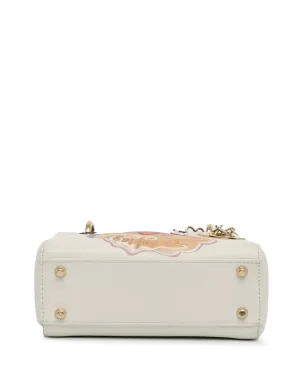 ビンテージ Christian Dior ミニ レディ ディオール サッチェル Dioramour ホワイト - サムネイル4