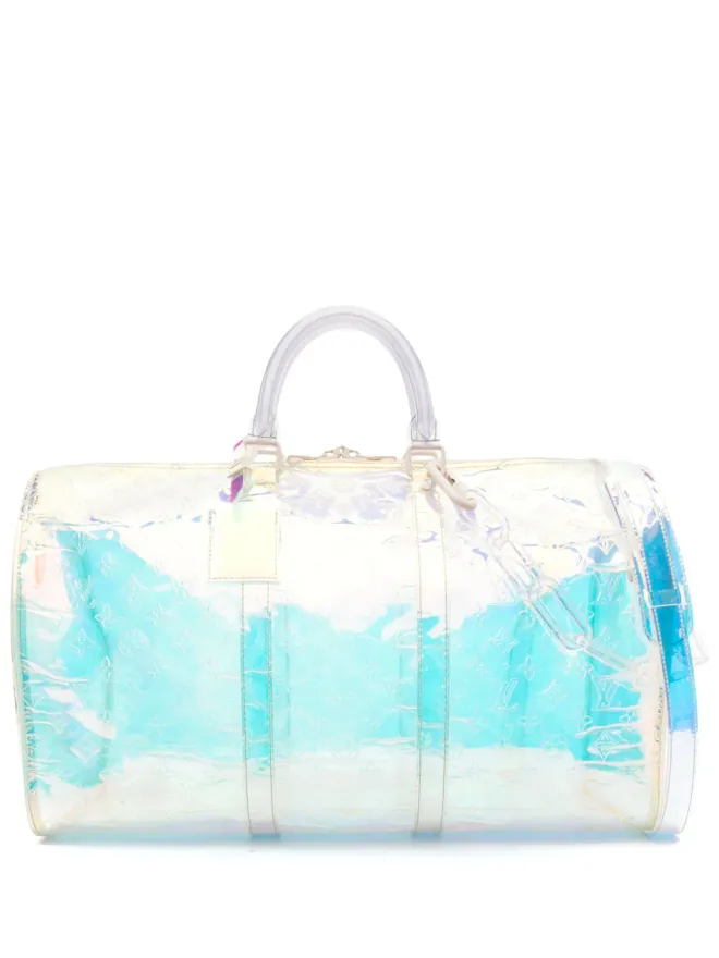 Louis Vuitton Pre-Owned Louis Vuitton ビンテージ X Virgil Abloh Keepall 50 ダッフルバッグ - Yellowの商品画像