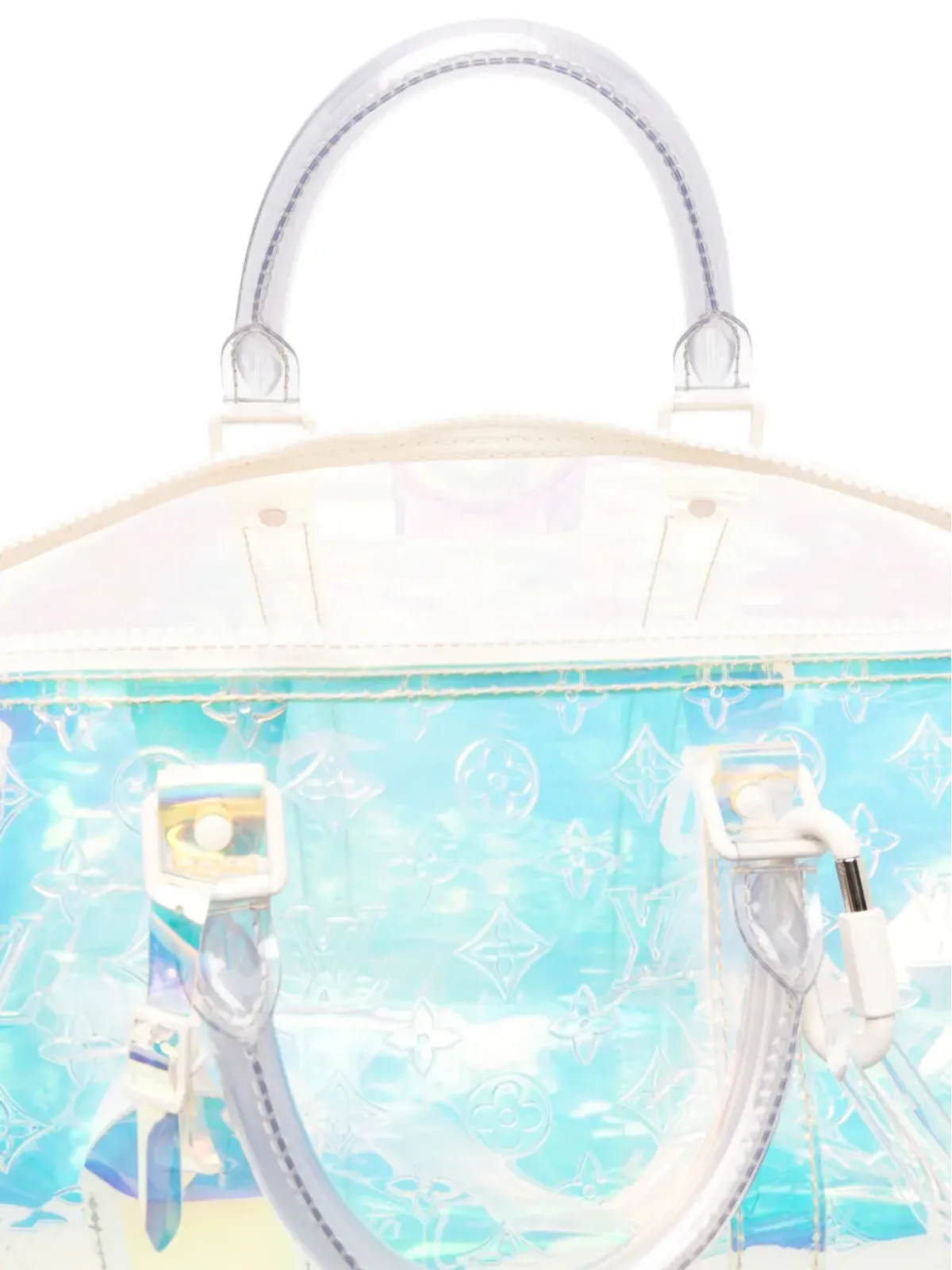Louis Vuitton ビンテージ X Virgil Abloh Keepall 50 ダッフルバッグ - Yellow - 画像4