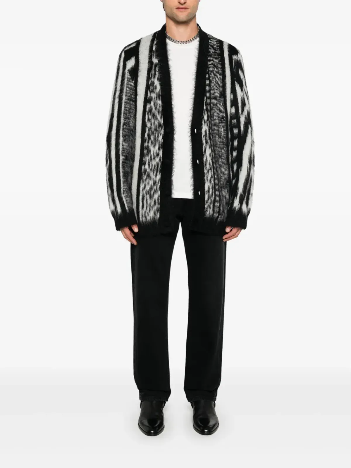 Saint Laurent ロゴパッチ Tシャツ - 画像2