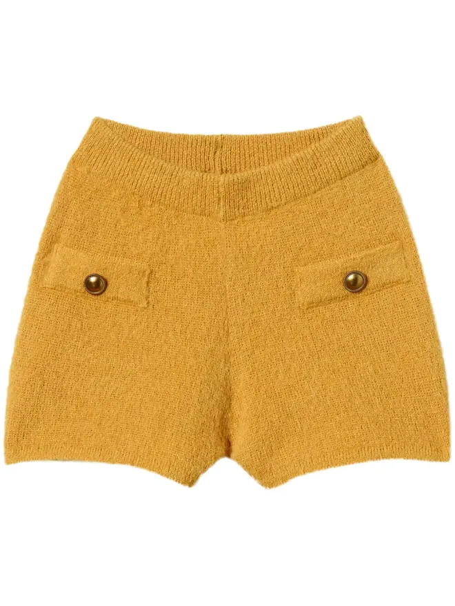 TWINSET TWINSET エミリー ニット ミニショーツ - イエローの商品画像