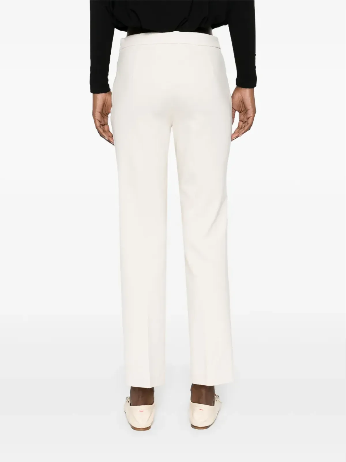 TWINSET オーバルT クリースパンツ - 画像4