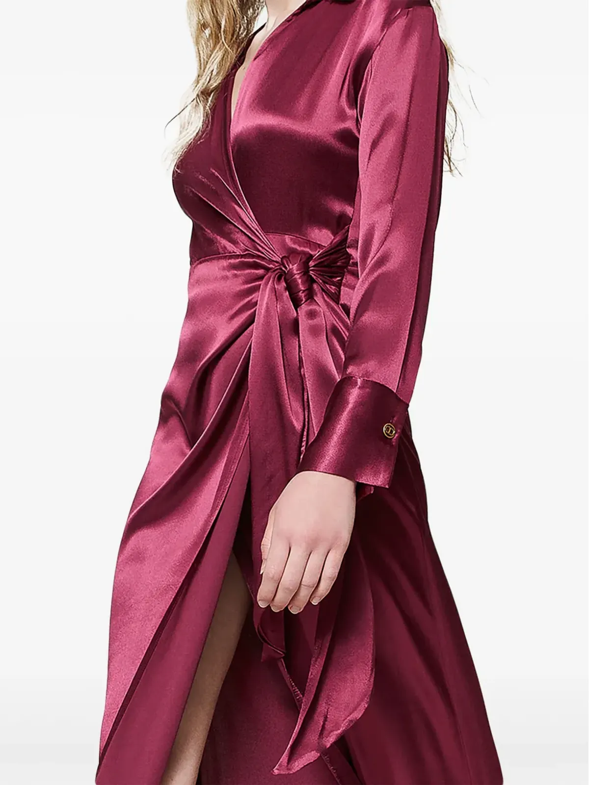 TWINSET サテン仕上げ ラップドレス - レッド - 画像5