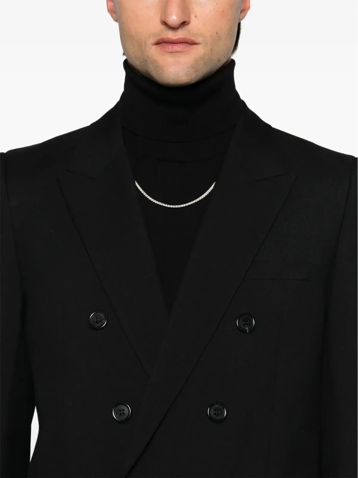 Saint Laurent ウールギャバジン ブレザー - ブラック - 画像5