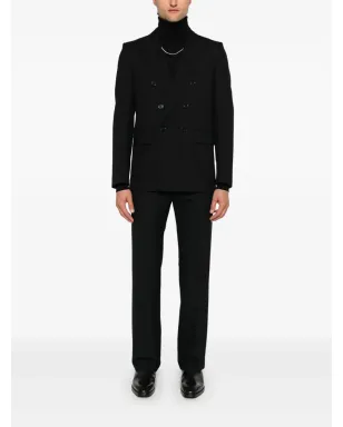 Saint Laurent ウールギャバジン ブレザー - ブラック - サムネイル2