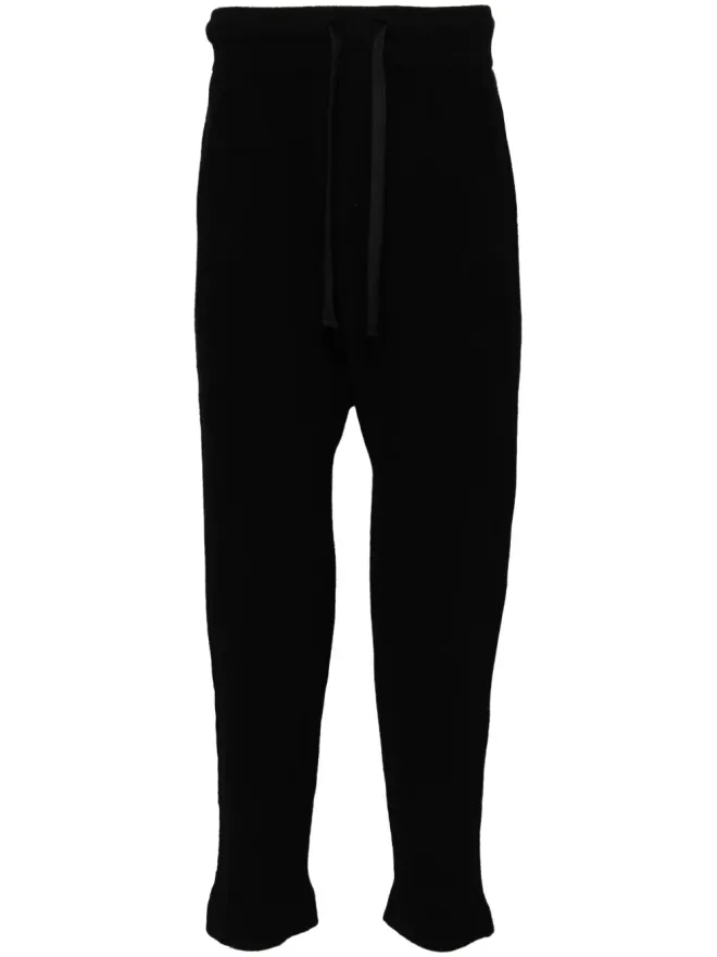 Isabel Benenato Isabel Benenato ブラックのニットトラックパンツの商品画像