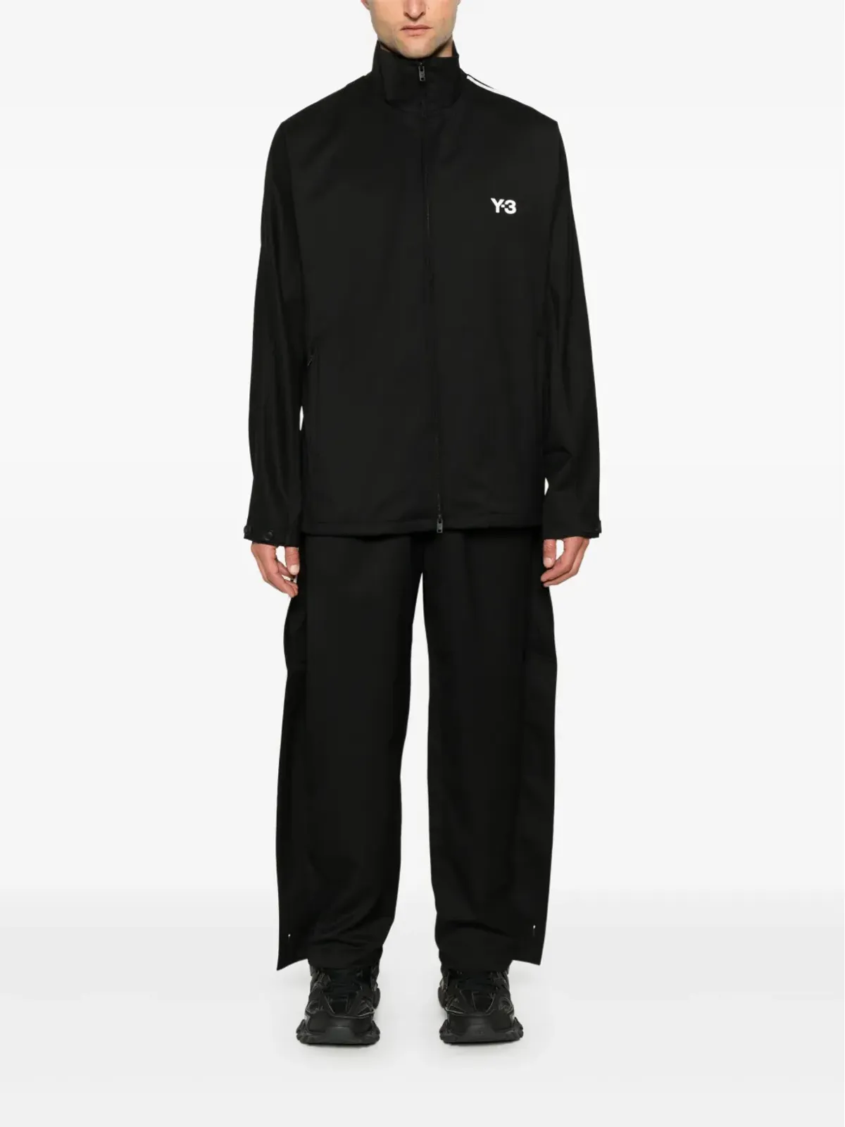Y-3 3ストライプ トラックパンツ - ブラック - 画像2