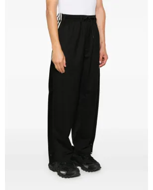 Y-3 3ストライプ トラックパンツ - ブラック - サムネイル4
