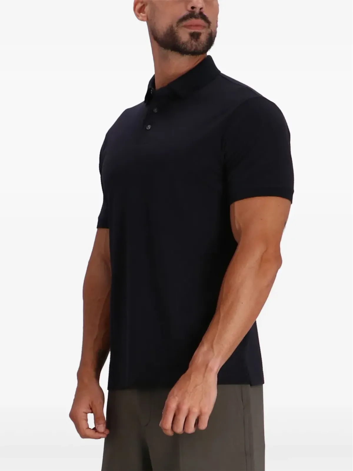 Emporio Armani フロントジップ ポロシャツ - 画像3