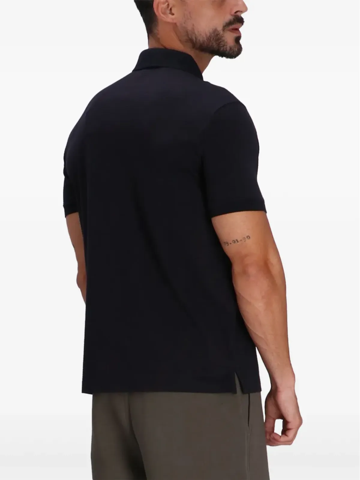 Emporio Armani フロントジップ ポロシャツ - 画像4