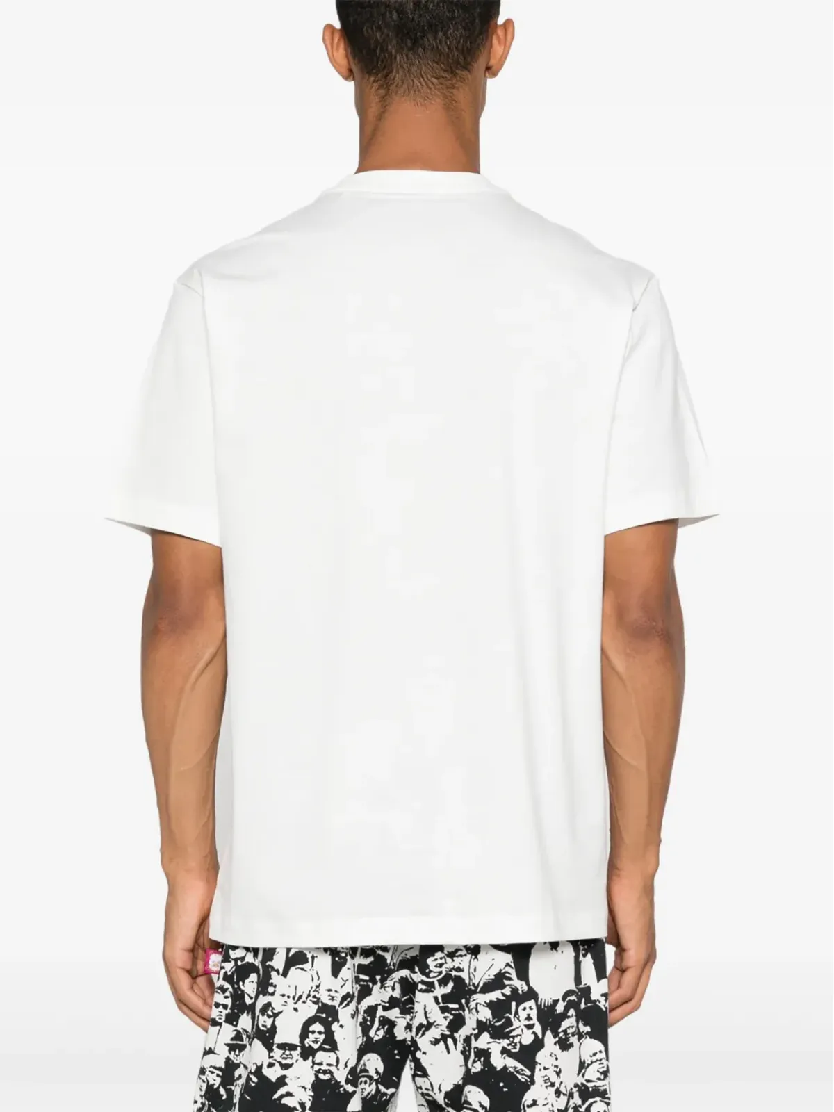 Y-3 ロゴプリント Tシャツ ホワイト - 画像4