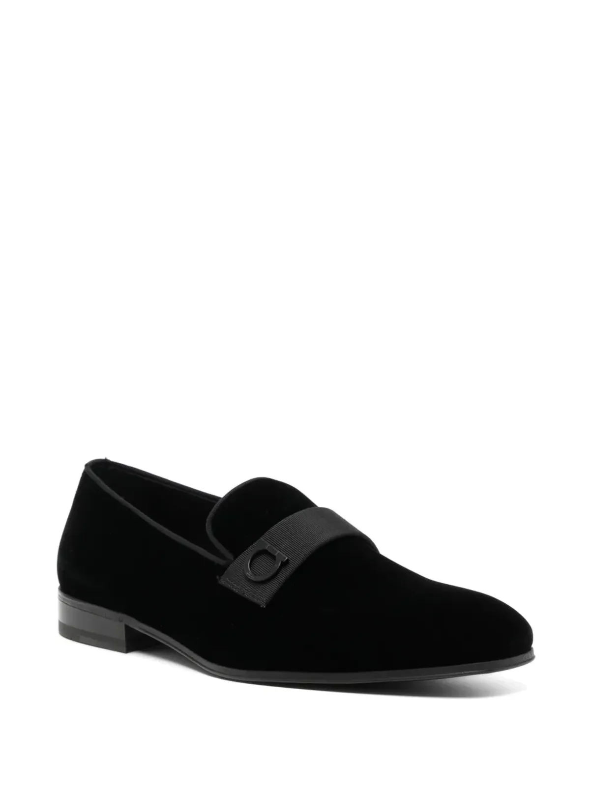 Ferragamo ベルベット ローファー - 画像2