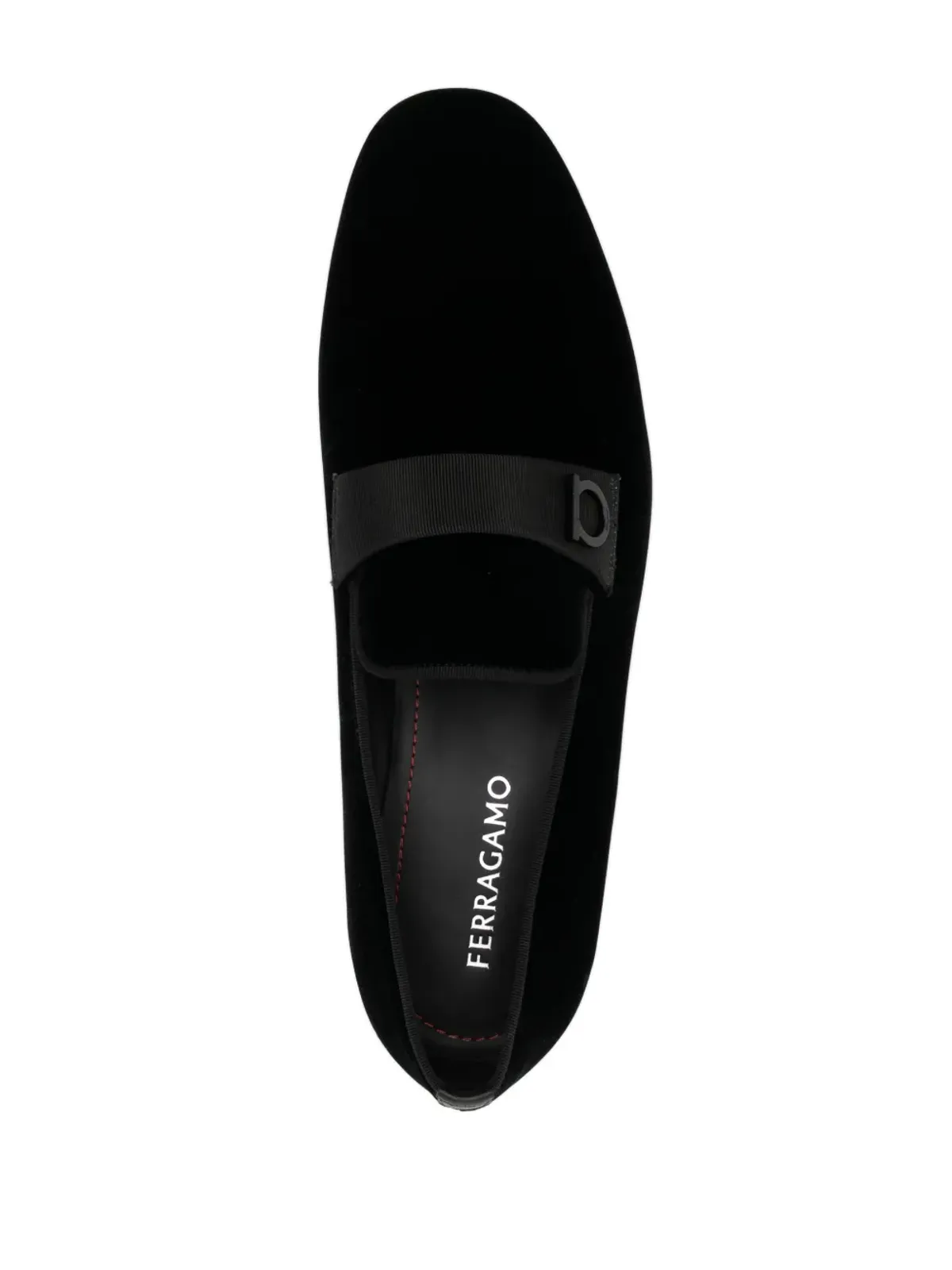 Ferragamo ベルベット ローファー - 画像4
