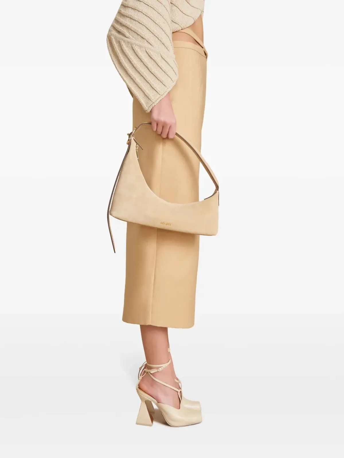 Cult Gaia Lola ショルダーバッグ - ニュートラルカラー - 画像2