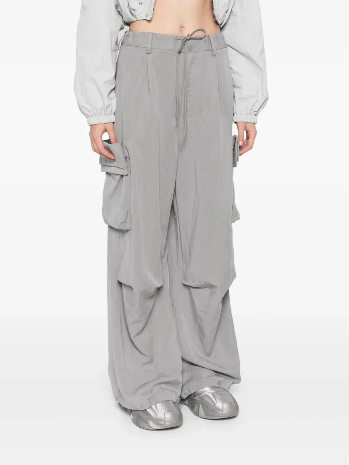 Y-3 カフドカーゴパンツ グレー - 画像3