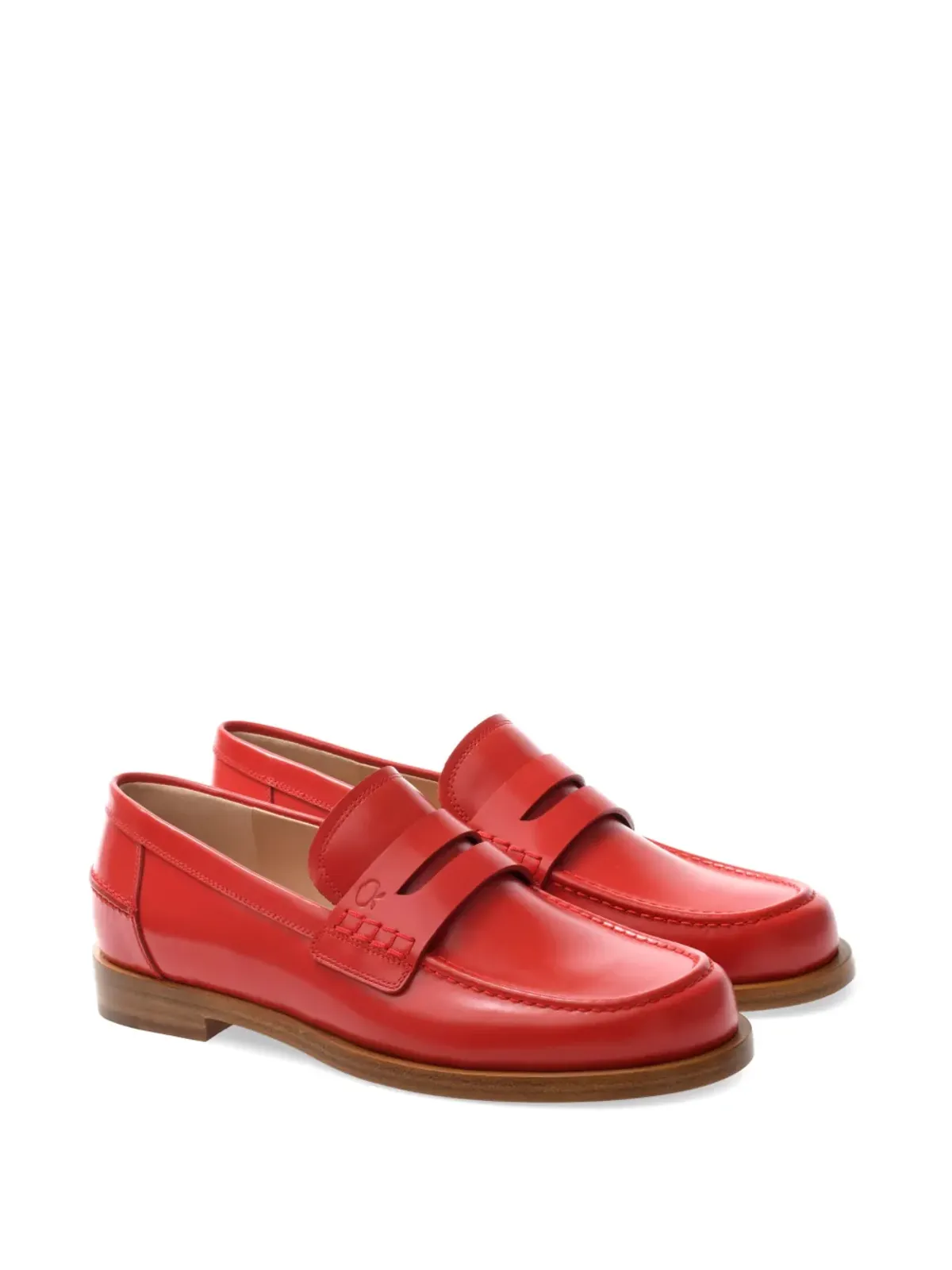 Gianvito Rossi マイケル ローファー - レッド - 画像2