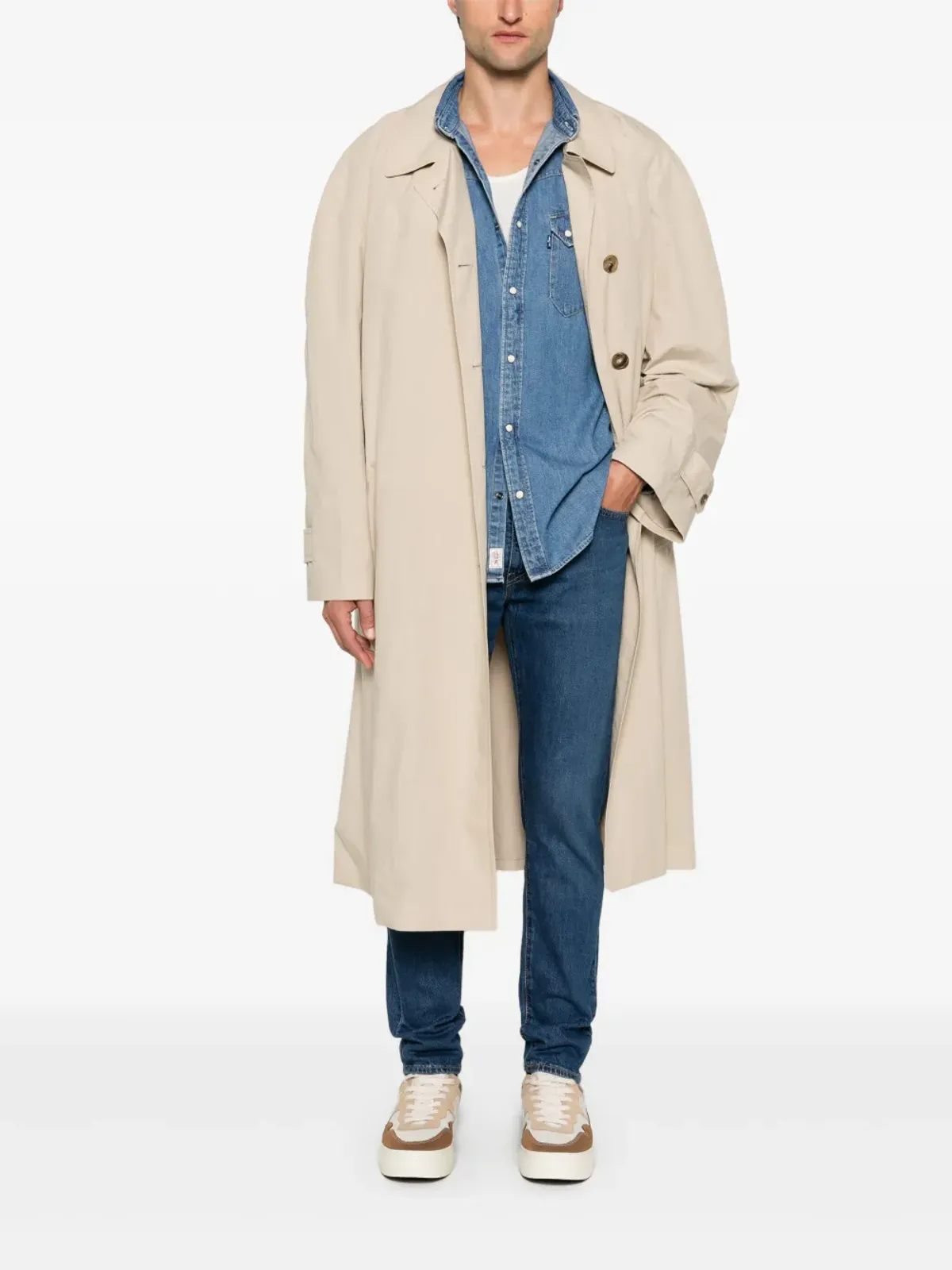 Levi's 54シャツ ブルー - 画像2