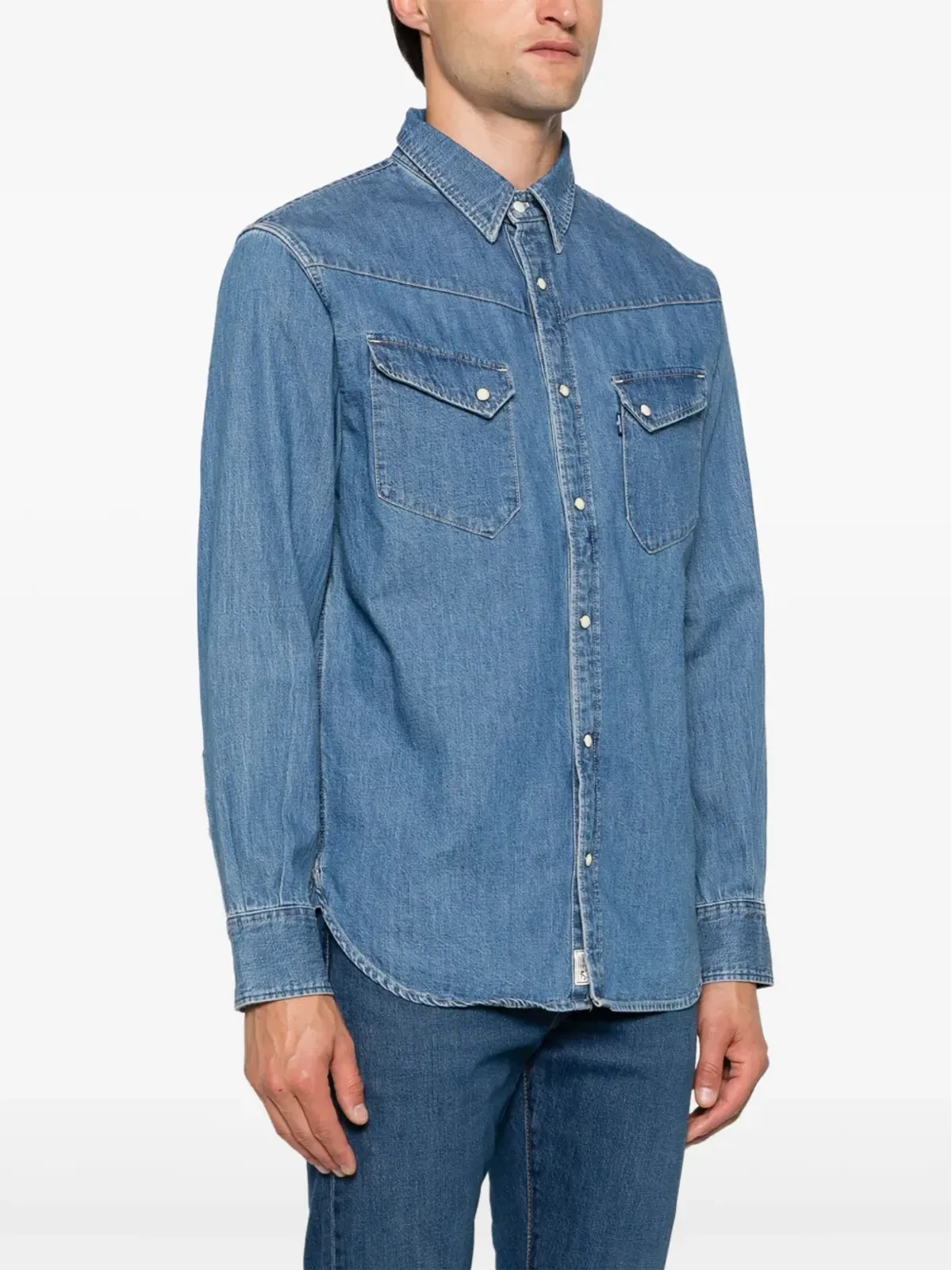 Levi's 54シャツ ブルー - 画像3