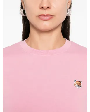 Maison Kitsuné Fox Headパッチ付きスウェットシャツ - ピンク - サムネイル5