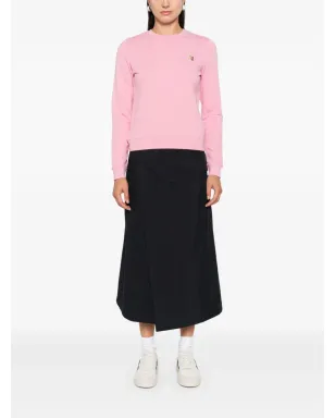 Maison Kitsuné Fox Headパッチ付きスウェットシャツ - ピンク - サムネイル2