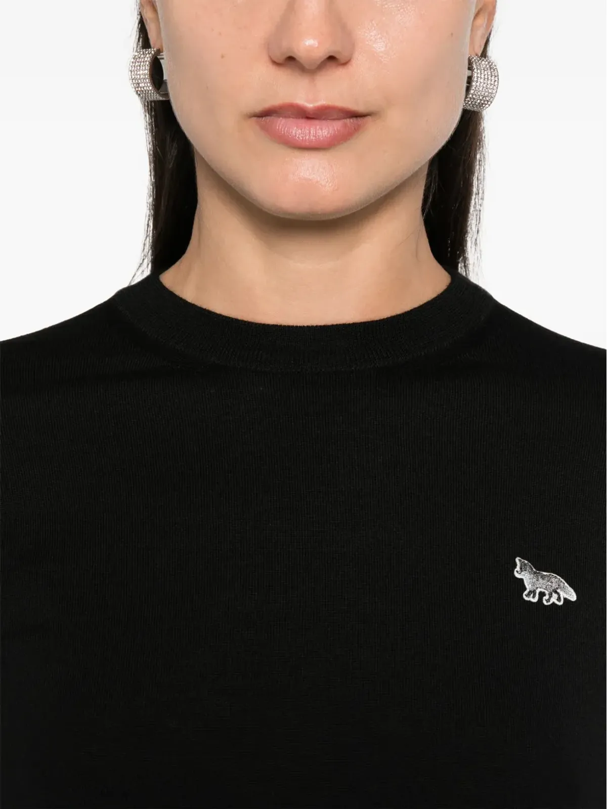 Maison Kitsuné ベビー・フォックス・パッチ セーター - 画像5