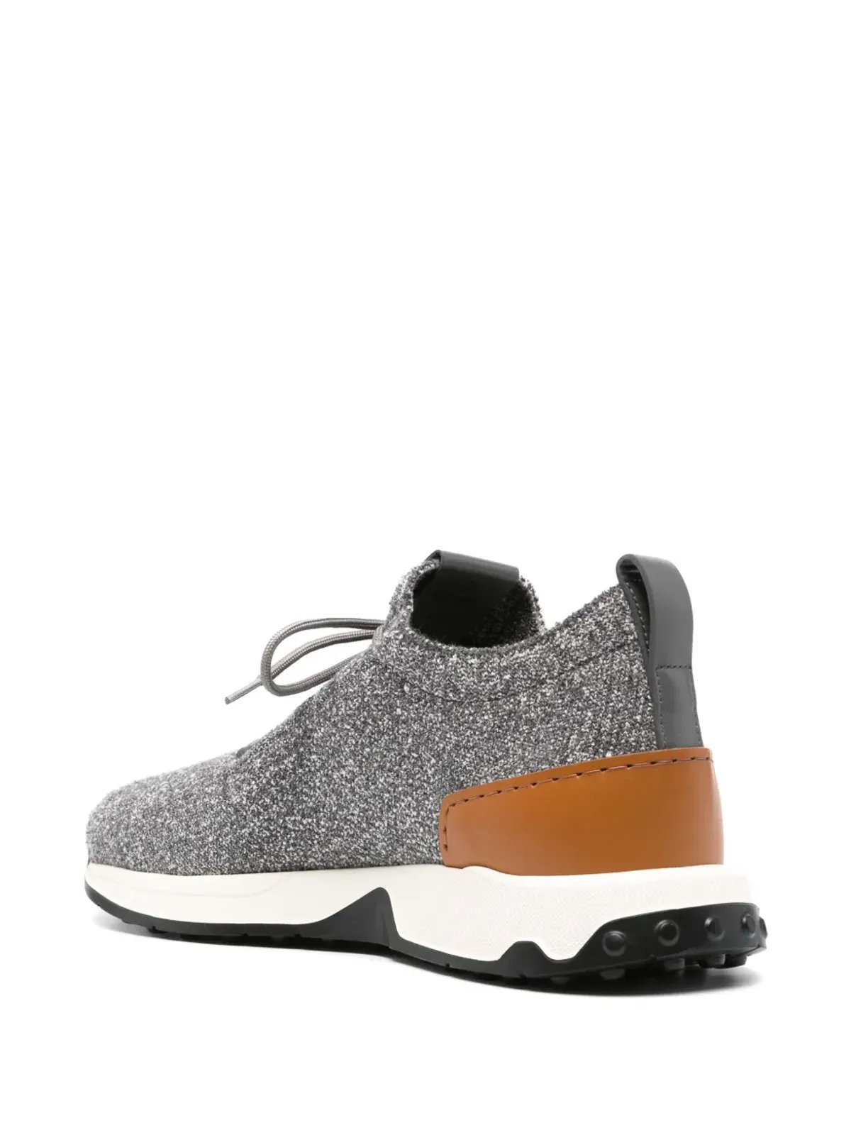 Tod's ニットアッパー スニーカー グレー - 画像3