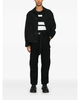 Y-3 フランネルカーゴパンツ ブラック - サムネイル2