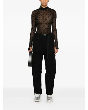 Y-3 フランネルカーゴパンツ ブラック - サムネイル3