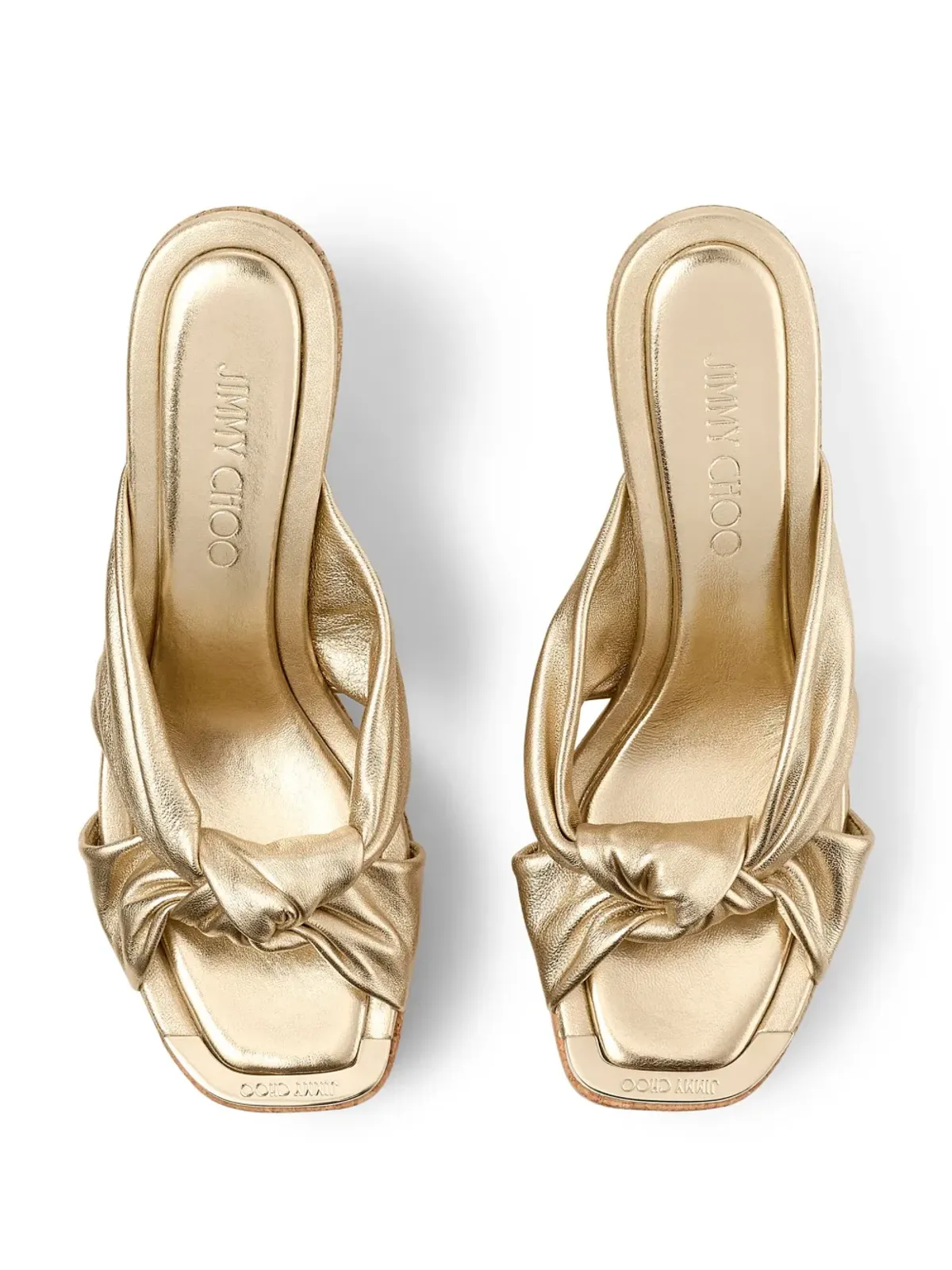Jimmy Choo Avenue サンダル - ゴールド - 画像4