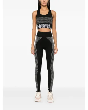 Karl Lagerfeld シームレススポーツブラ ブラック - サムネイル2