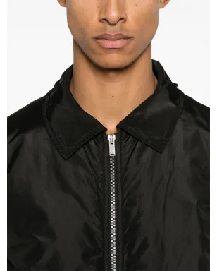Saint Laurent シルクボンバージャケット - ブラック - サムネイル5