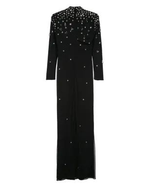 The New Arrivals Ilkyaz Ozel Catroux マキシドレス ブラック - サムネイル2