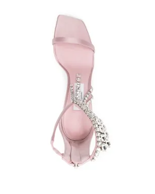Jimmy Choo 10mm Verity サンダル - ピンク - サムネイル4