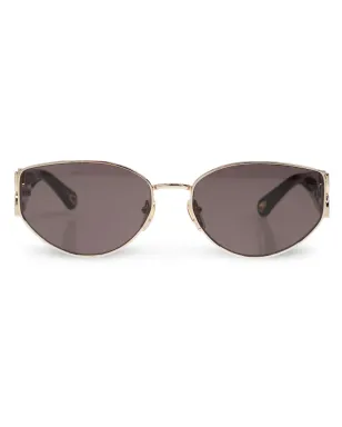 Chloé Eyewear ロゴ刻印オーバルレンズ サングラス - サムネイル1