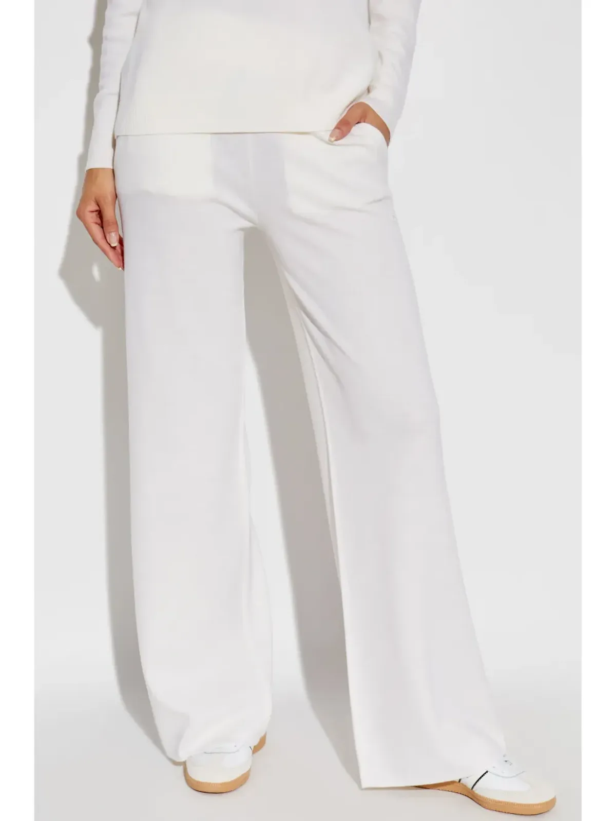 Max Mara ジゴット ワイドレッグパンツ ホワイト - 画像3