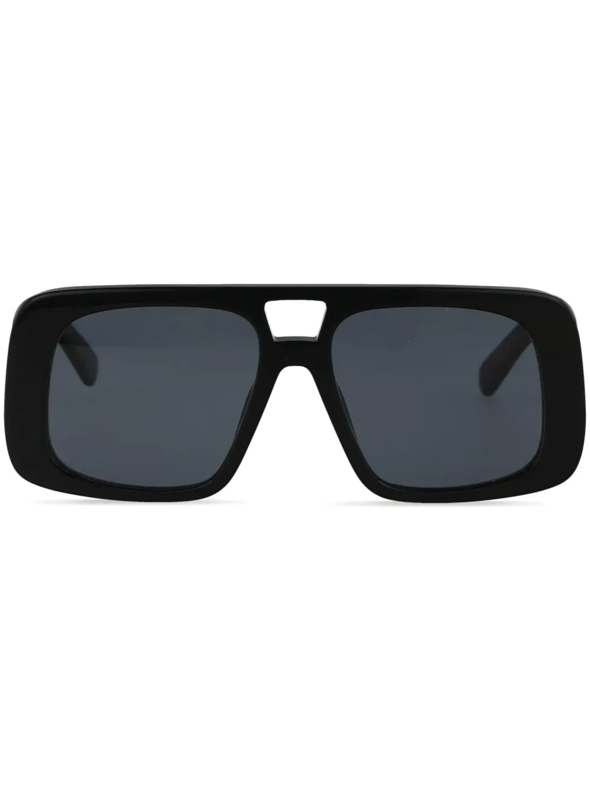Stella McCartney Eyewear square oversize-frame sunglasses - Black - 画像1