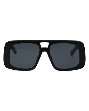 Stella McCartney Eyewear square oversize-frame sunglasses - Black - サムネイル1