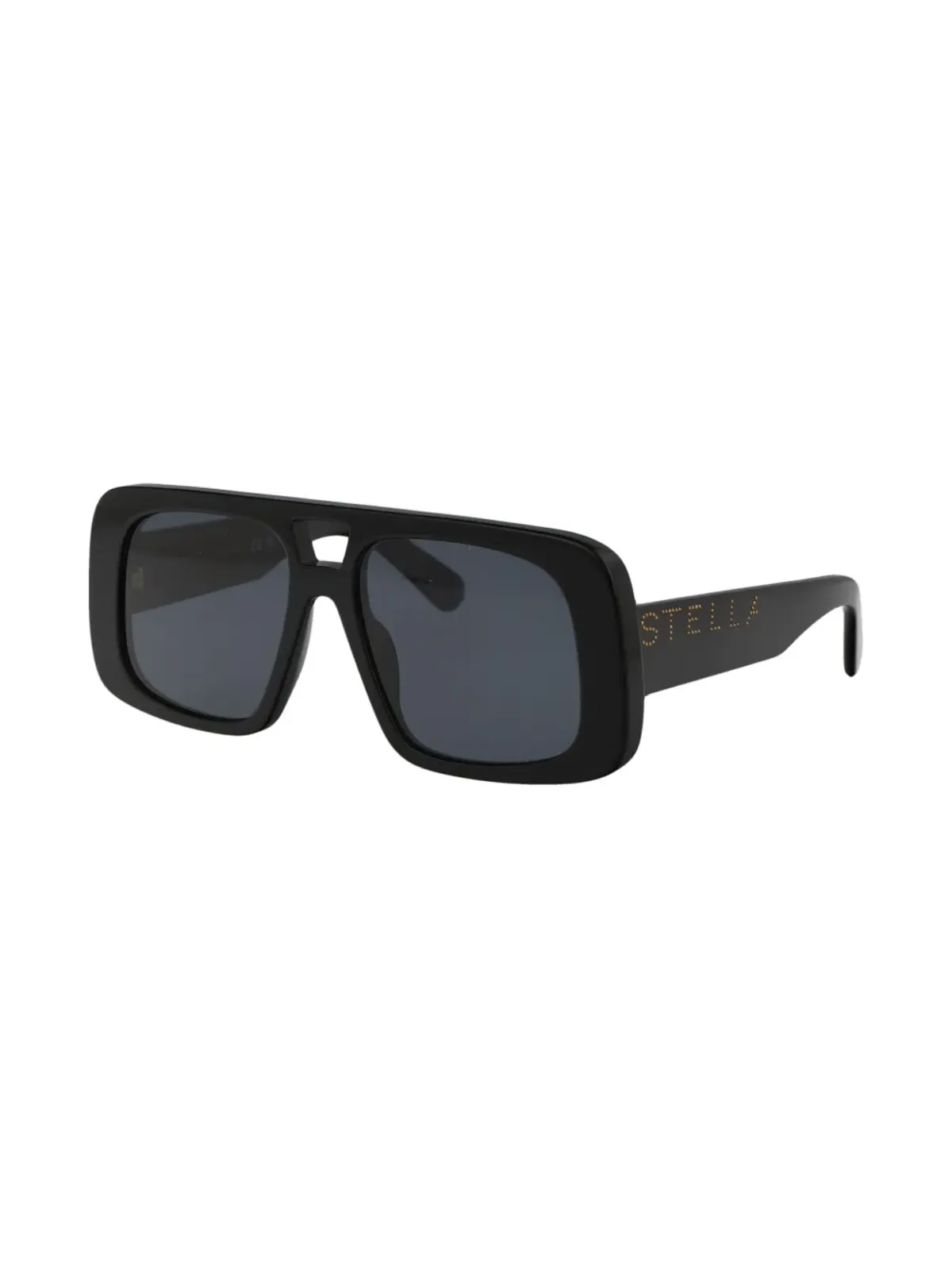 Stella McCartney Eyewear square oversize-frame sunglasses - Black - 画像2