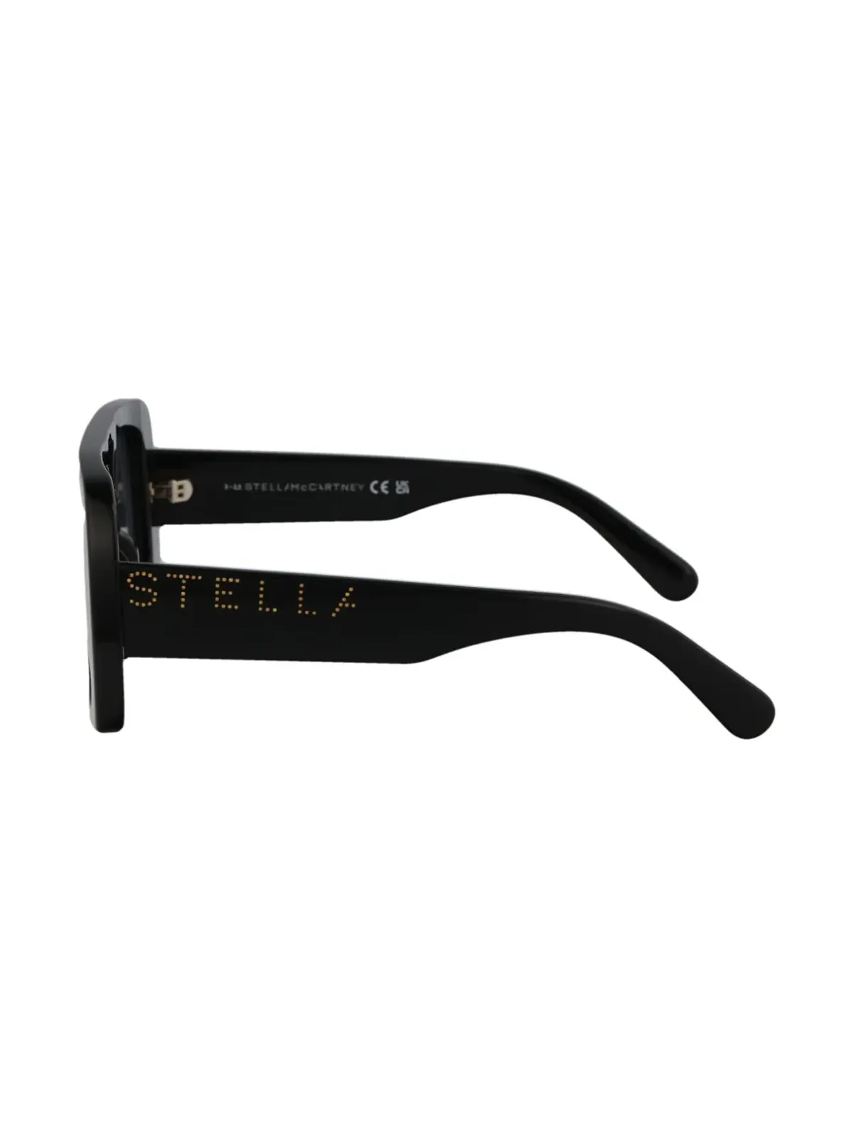 Stella McCartney Eyewear square oversize-frame sunglasses - Black - 画像3