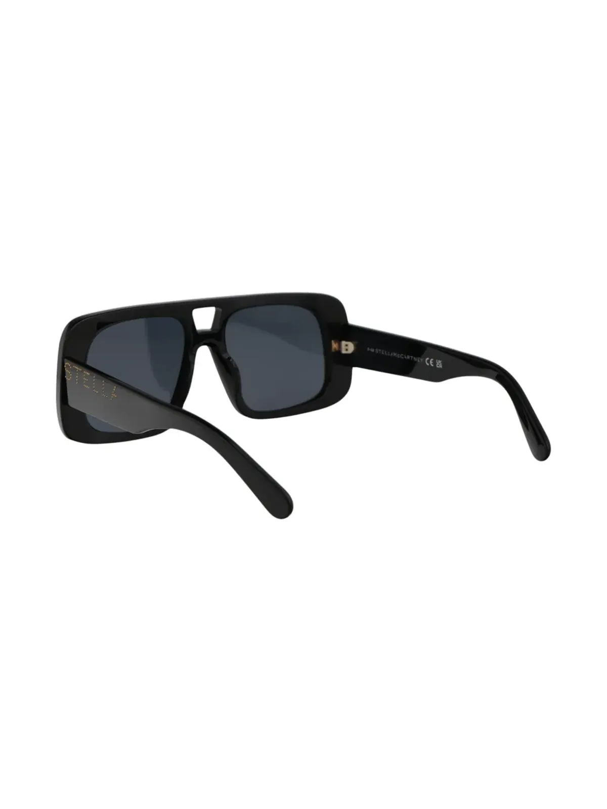 Stella McCartney Eyewear square oversize-frame sunglasses - Black - 画像4
