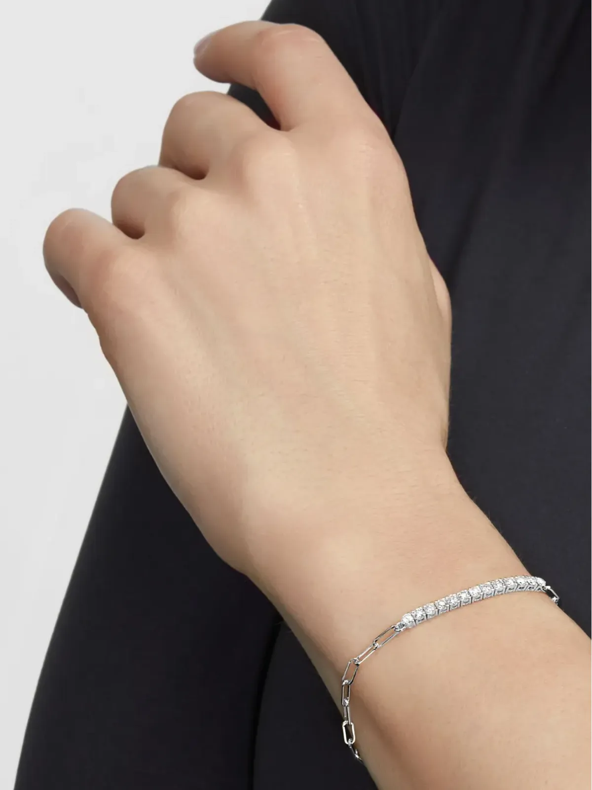 Jewels Aficionado 18Kホワイトゴールド ダイヤモンド ブレスレット - 画像3
