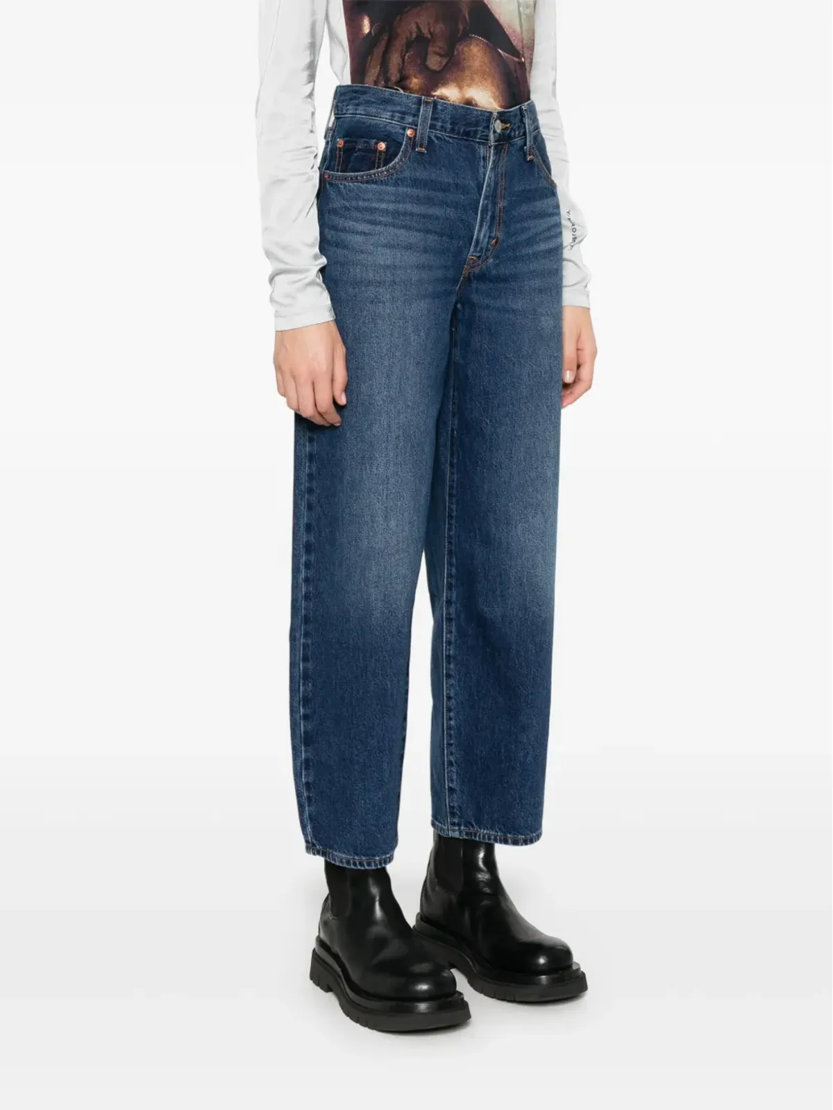 Levi's ライトウェイトデニムジーンズ ブルー - 画像3
