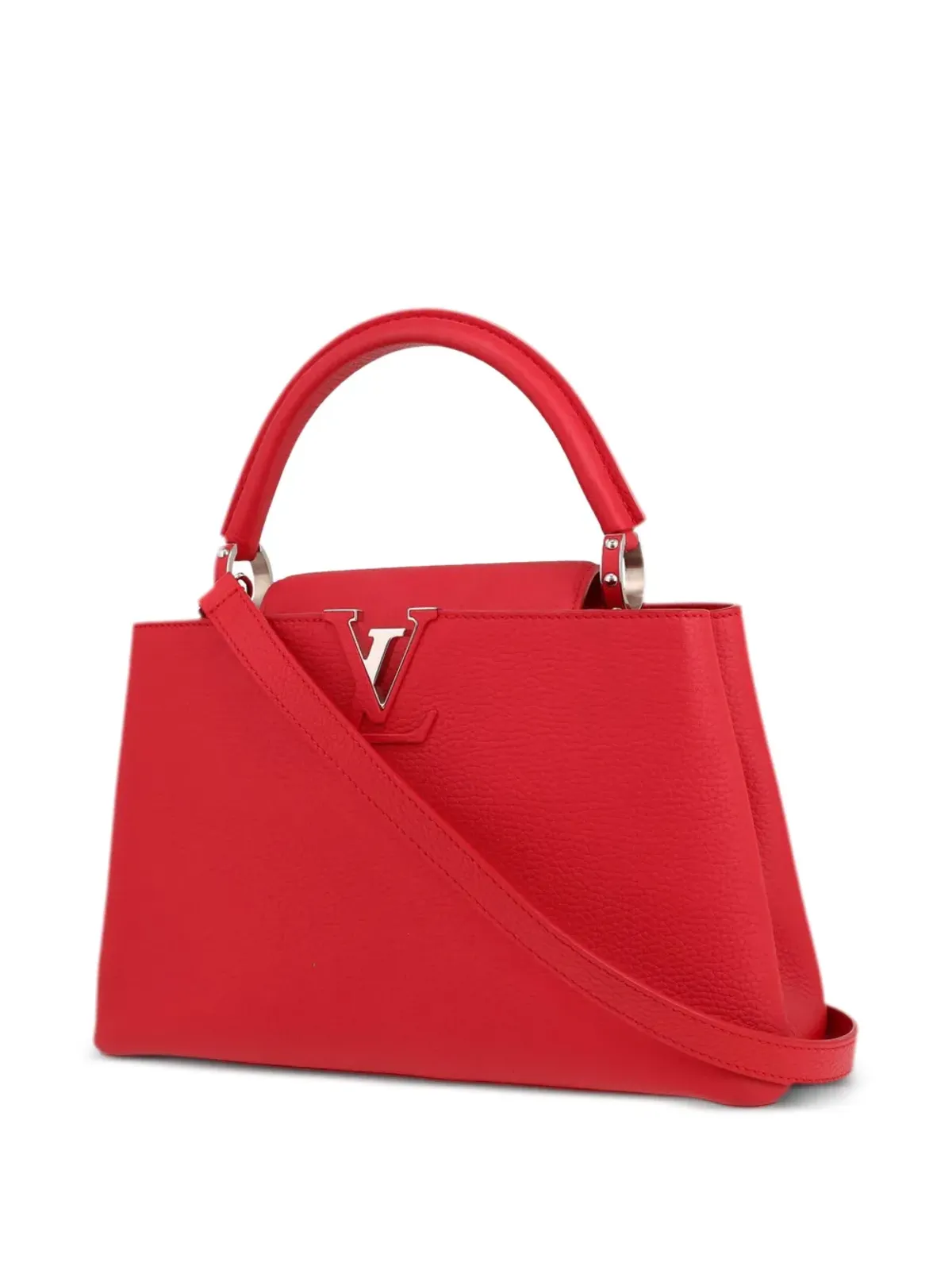 Louis Vuitton ビンテージ Capucines MM ツーウェイ バッグ - 赤 - 画像5