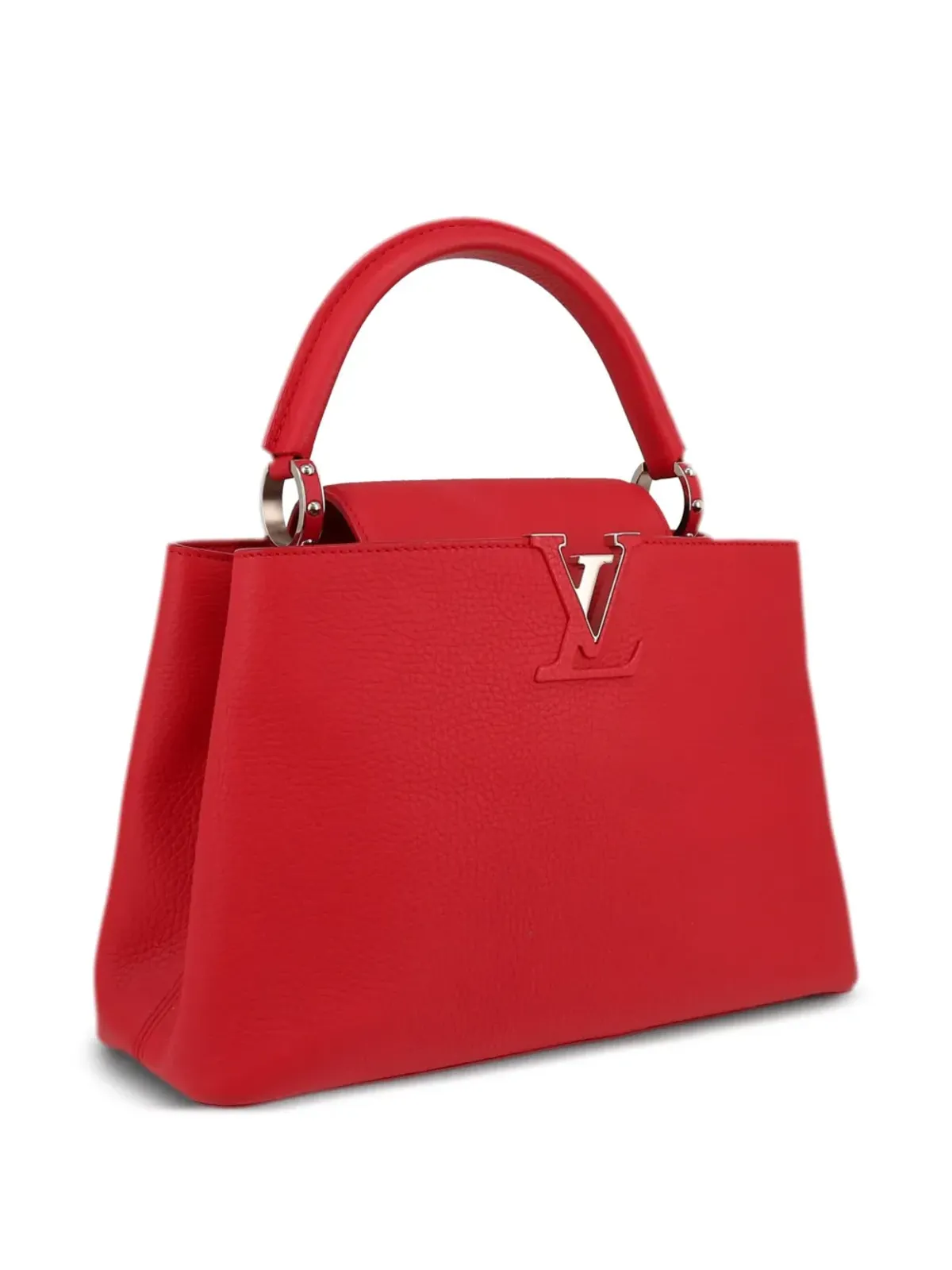 Louis Vuitton ビンテージ Capucines MM ツーウェイ バッグ - 赤 - 画像4