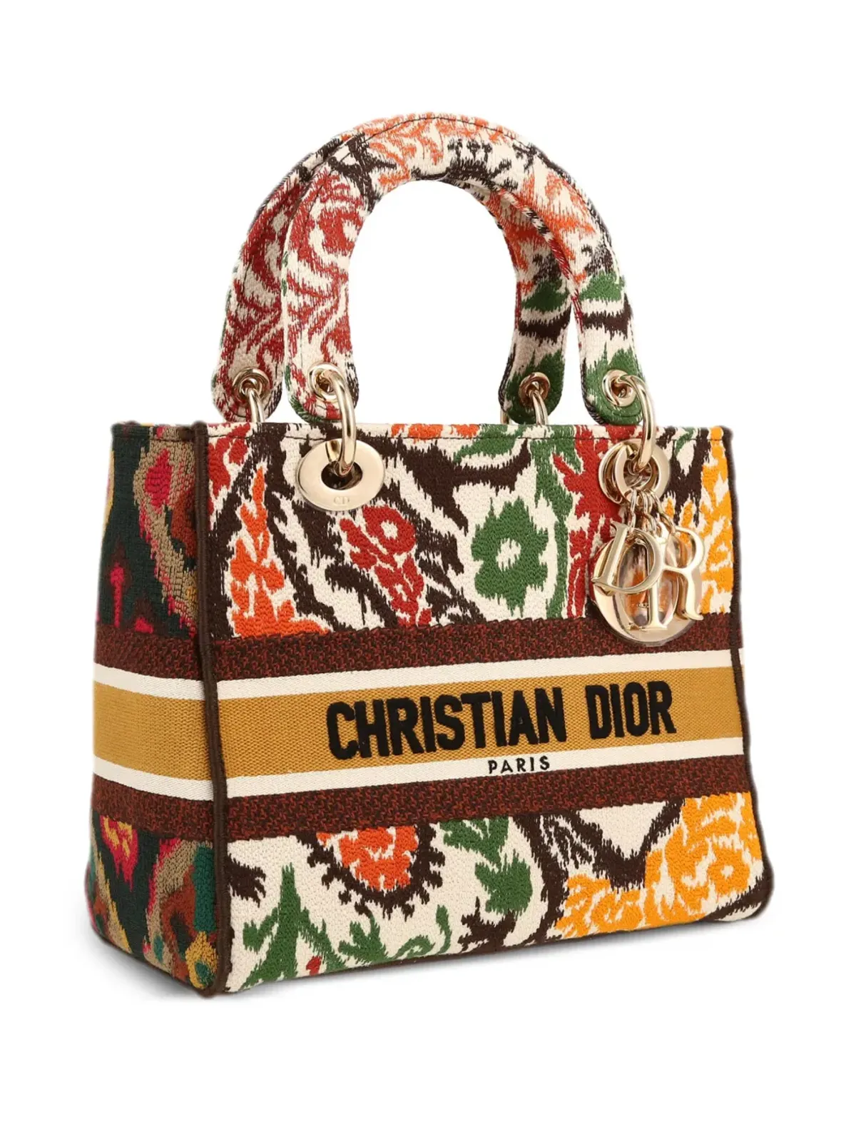 Christian Dior ビンテージ Lady D- Lite ハンドバッグ オレンジ - 画像3