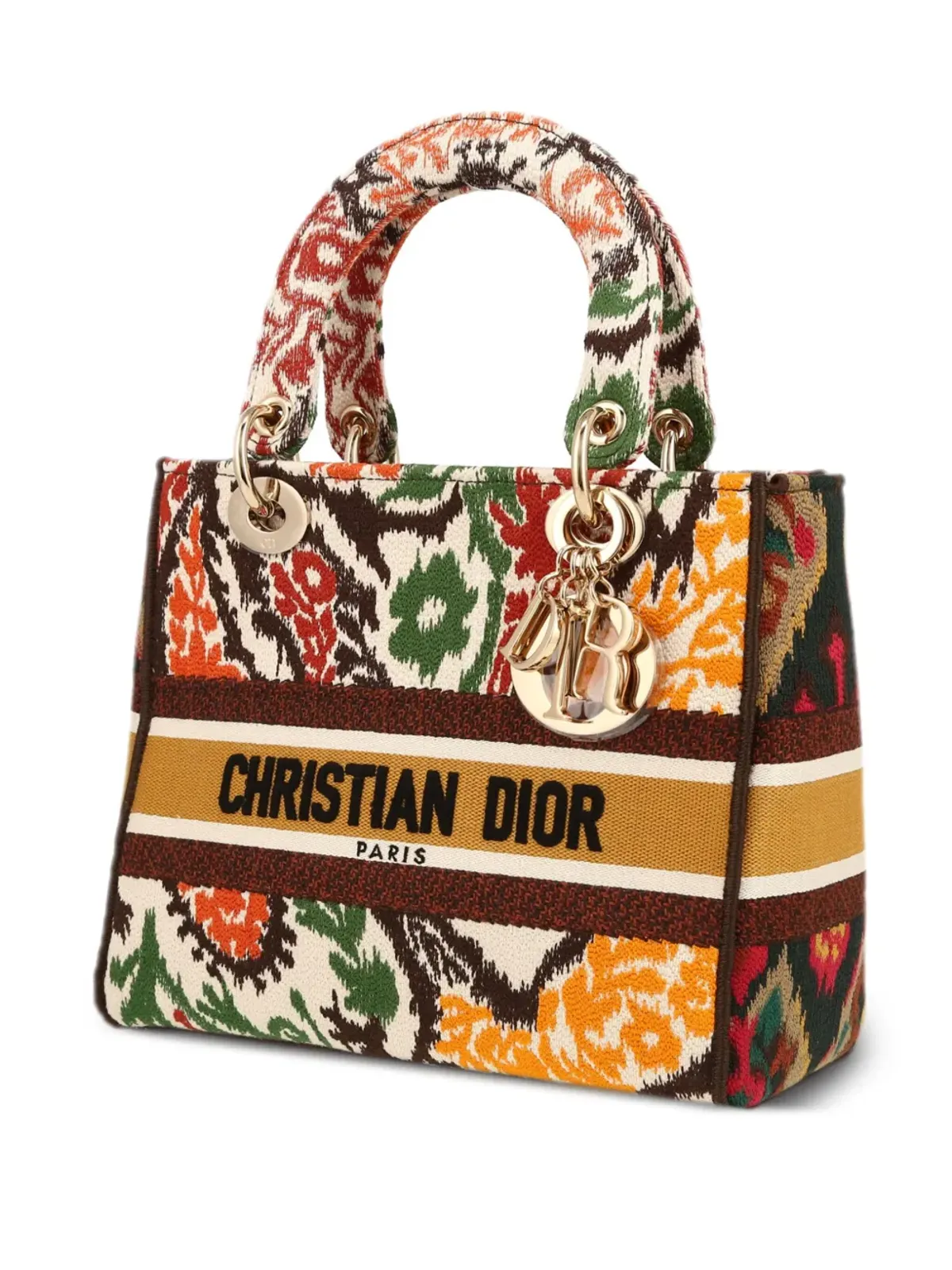Christian Dior ビンテージ Lady D- Lite ハンドバッグ オレンジ - 画像4