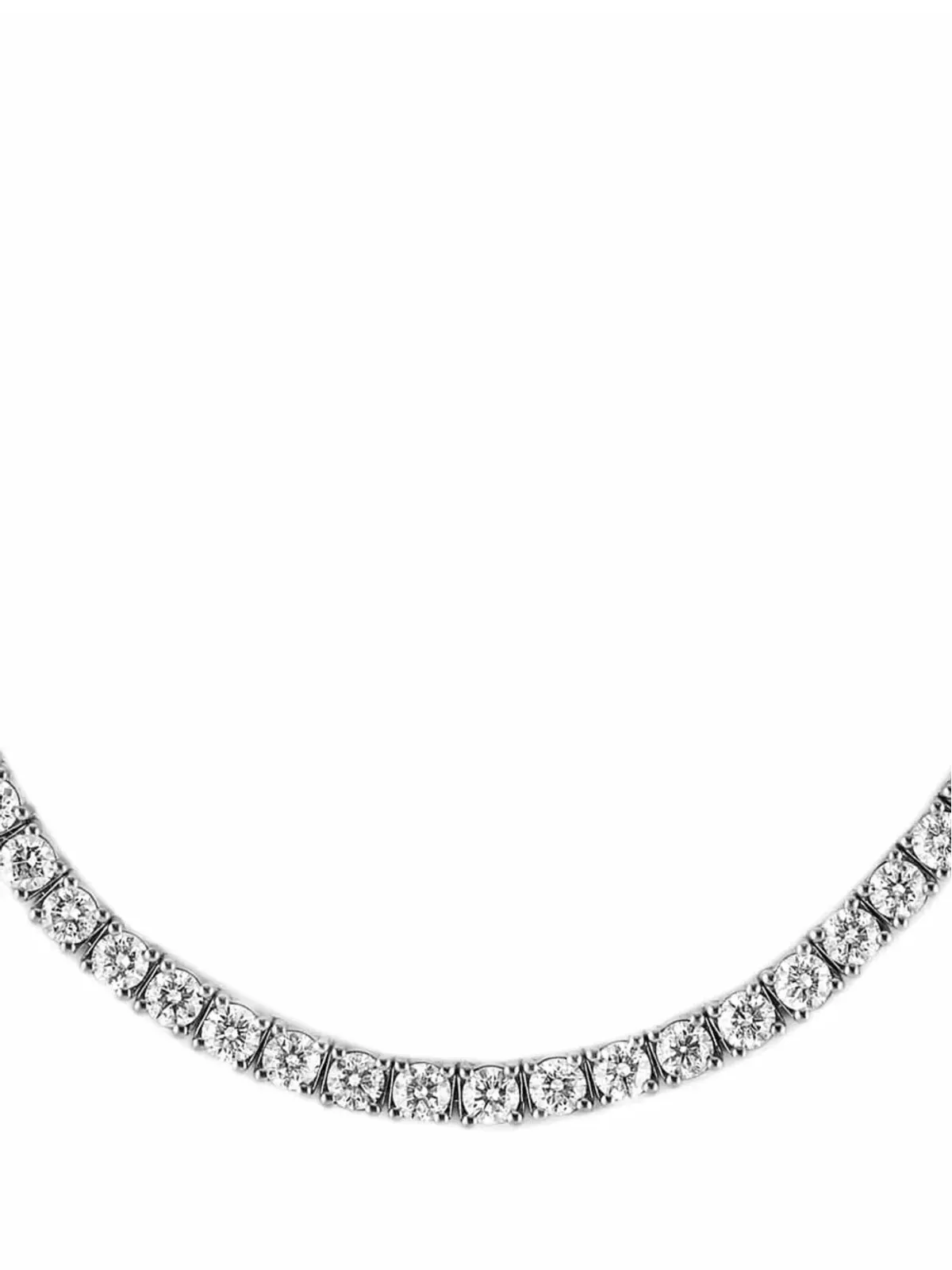 Jewels Aficionado 18Kホワイトゴールド ダイヤモンド ネックレス - シルバー - 画像2