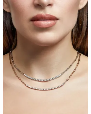 Jewels Aficionado 18Kホワイトゴールド ダイヤモンド ネックレス - シルバー - サムネイル3